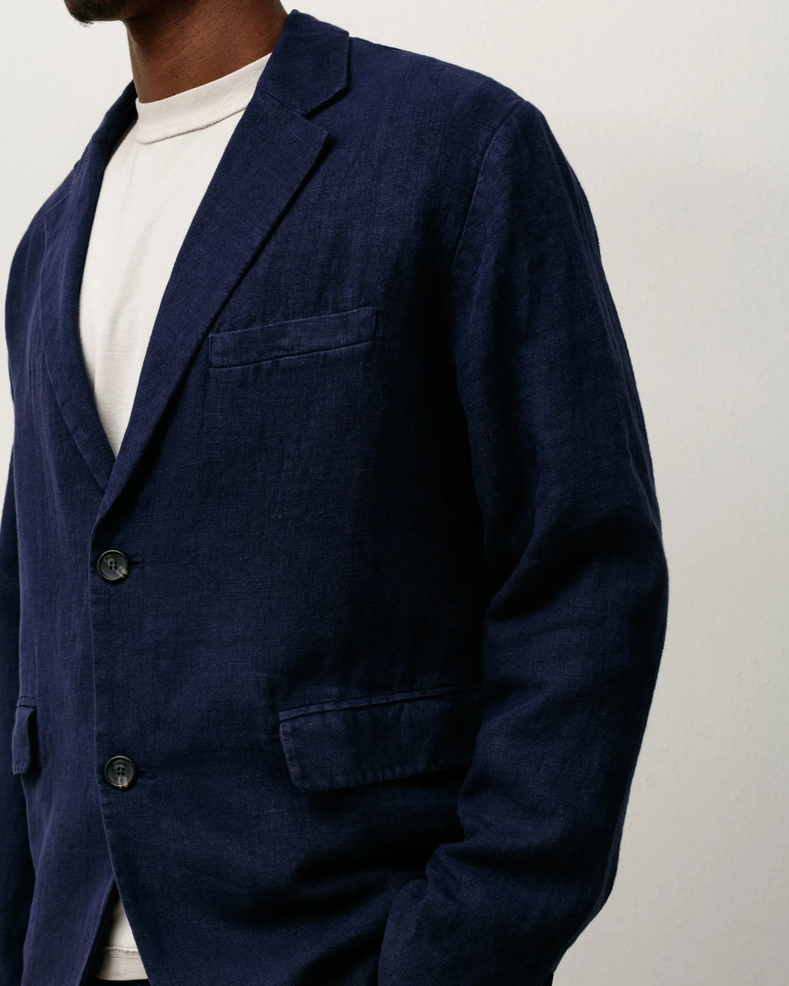 BLAZER TEXTURED LINEN sold by Stussy product image thumbnail 3