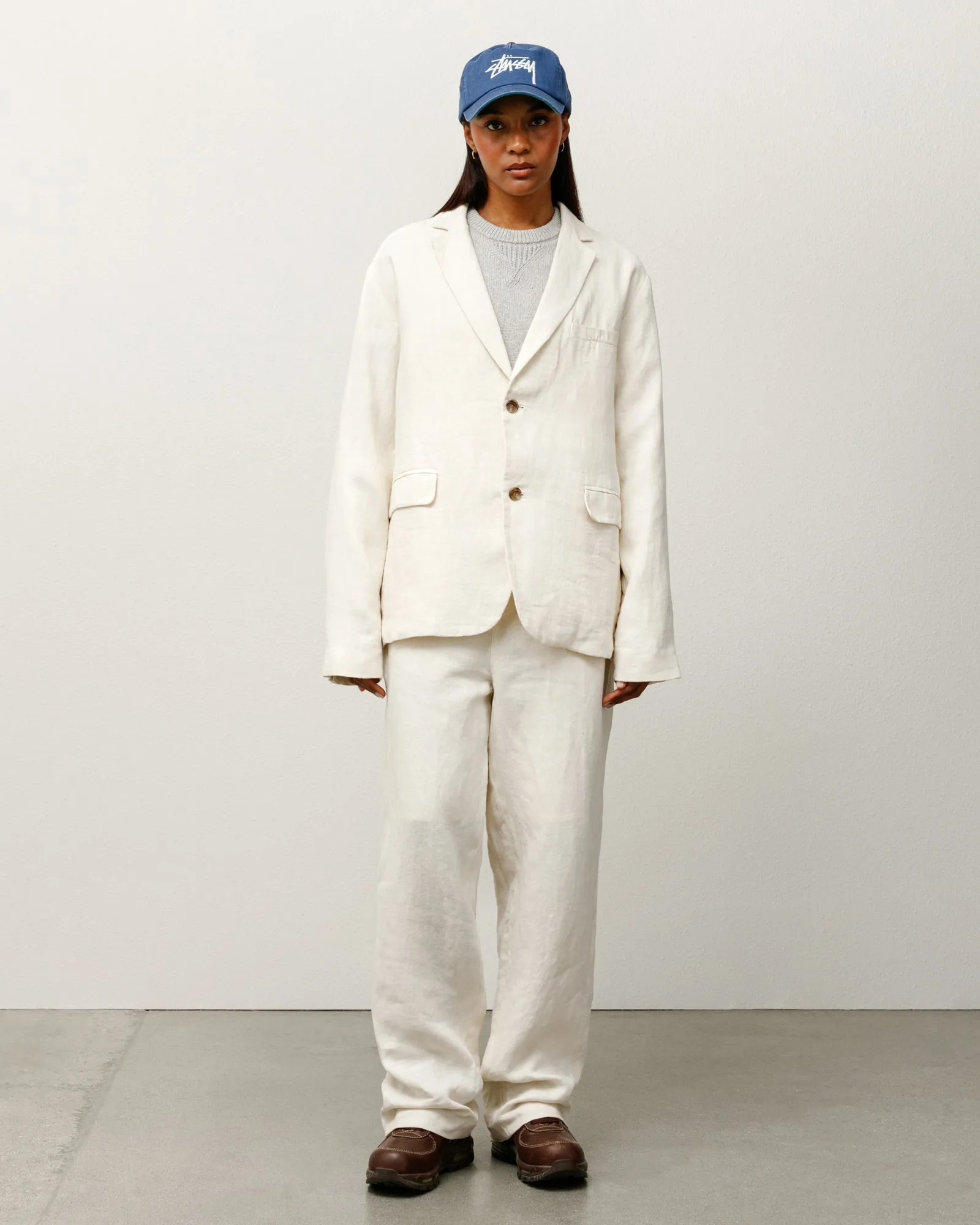 BLAZER TEXTURED LINEN sold by Stussy product image thumbnail 4