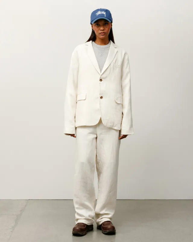 RELAXED TROUSER TEXTURED LINEN sold by Stussy