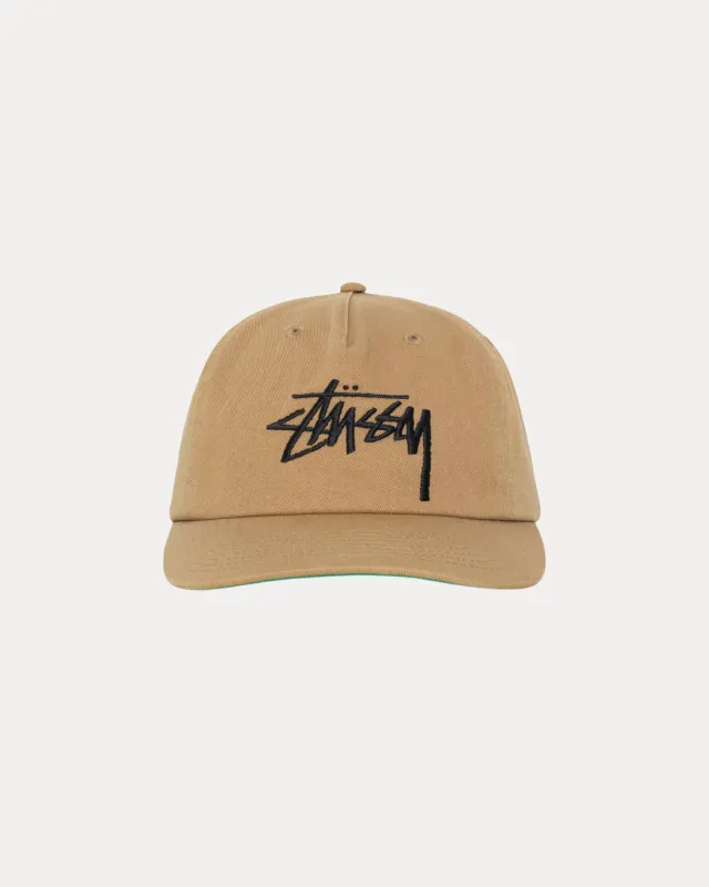 MID-DEPTH BIG STOCK SNAPBACK sold by Stussy