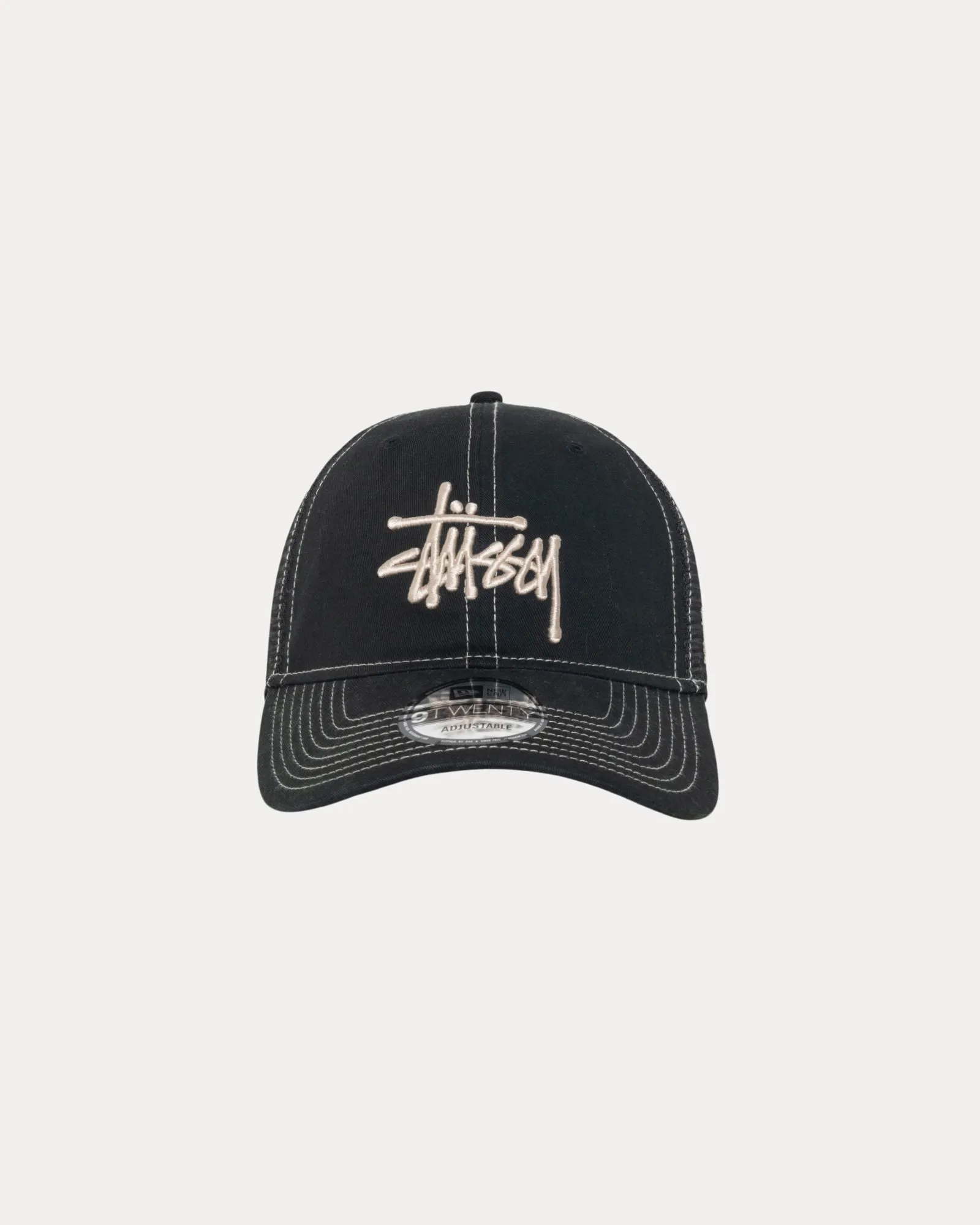 NEW ERA 9TWENTY WASHED BASIC TRUCKER sold by Stussy