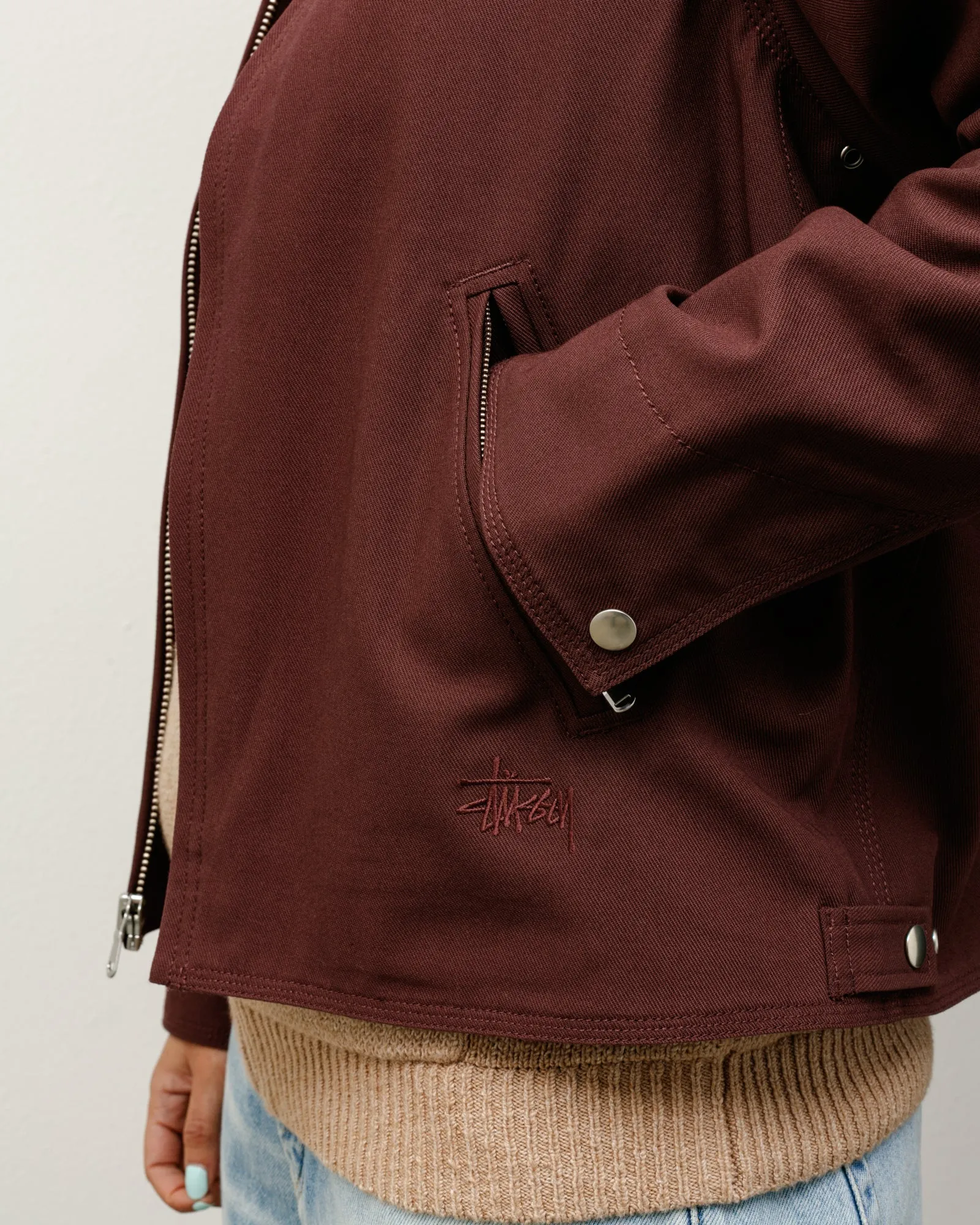 GARAGE JACKET GABARDINE sold by Stussy product image thumbnail 3