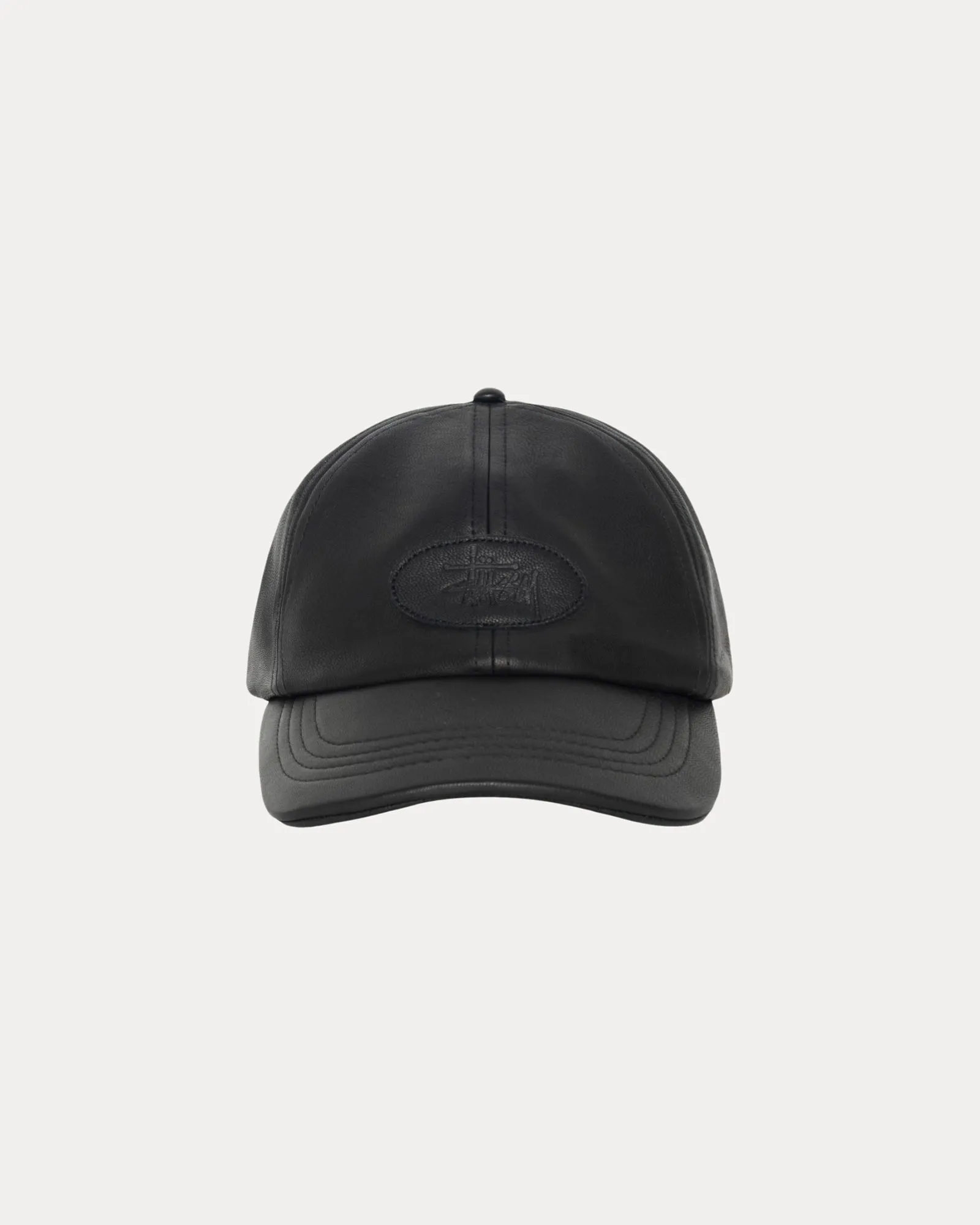 LOW PROFILE LEATHER STRAPBACK sold by Stussy