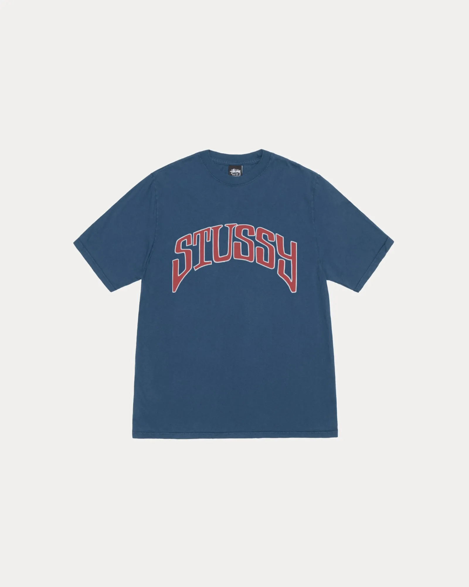 ARCHED TEE PIGMENT DYED sold by Stussy