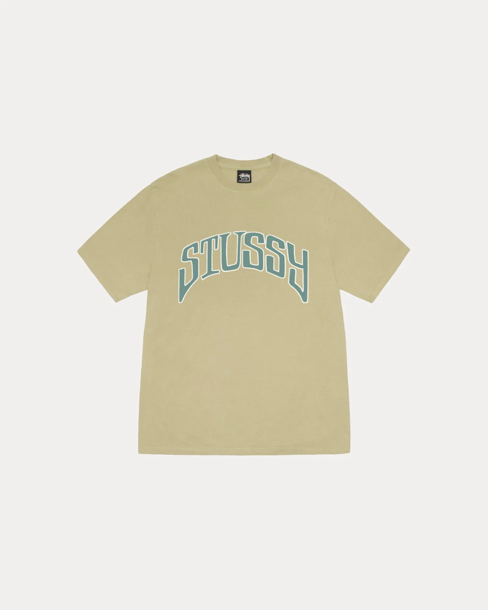 ARCHED TEE PIGMENT DYED sold by Stussy