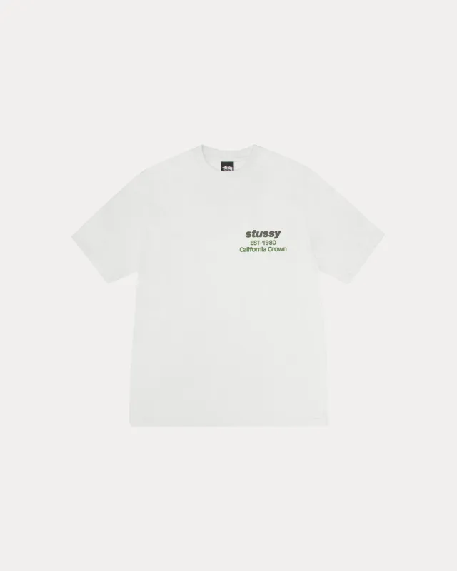 CALIFORNIA GROWN TEE PIGMENT DYED sold by Stussy