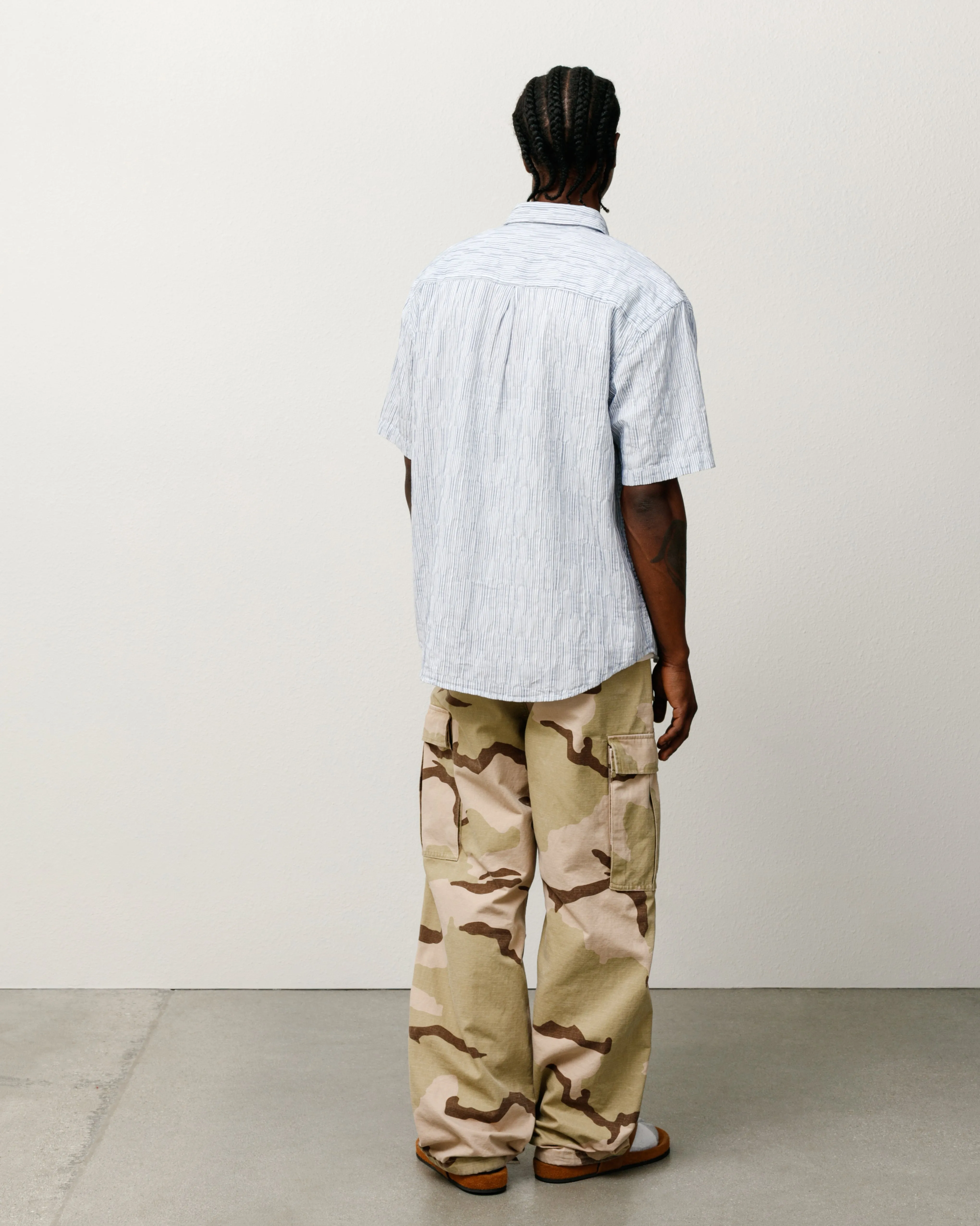 WAVY STRIPED SHORT SLEEVE SHIRT sold by Stussy product image thumbnail 2