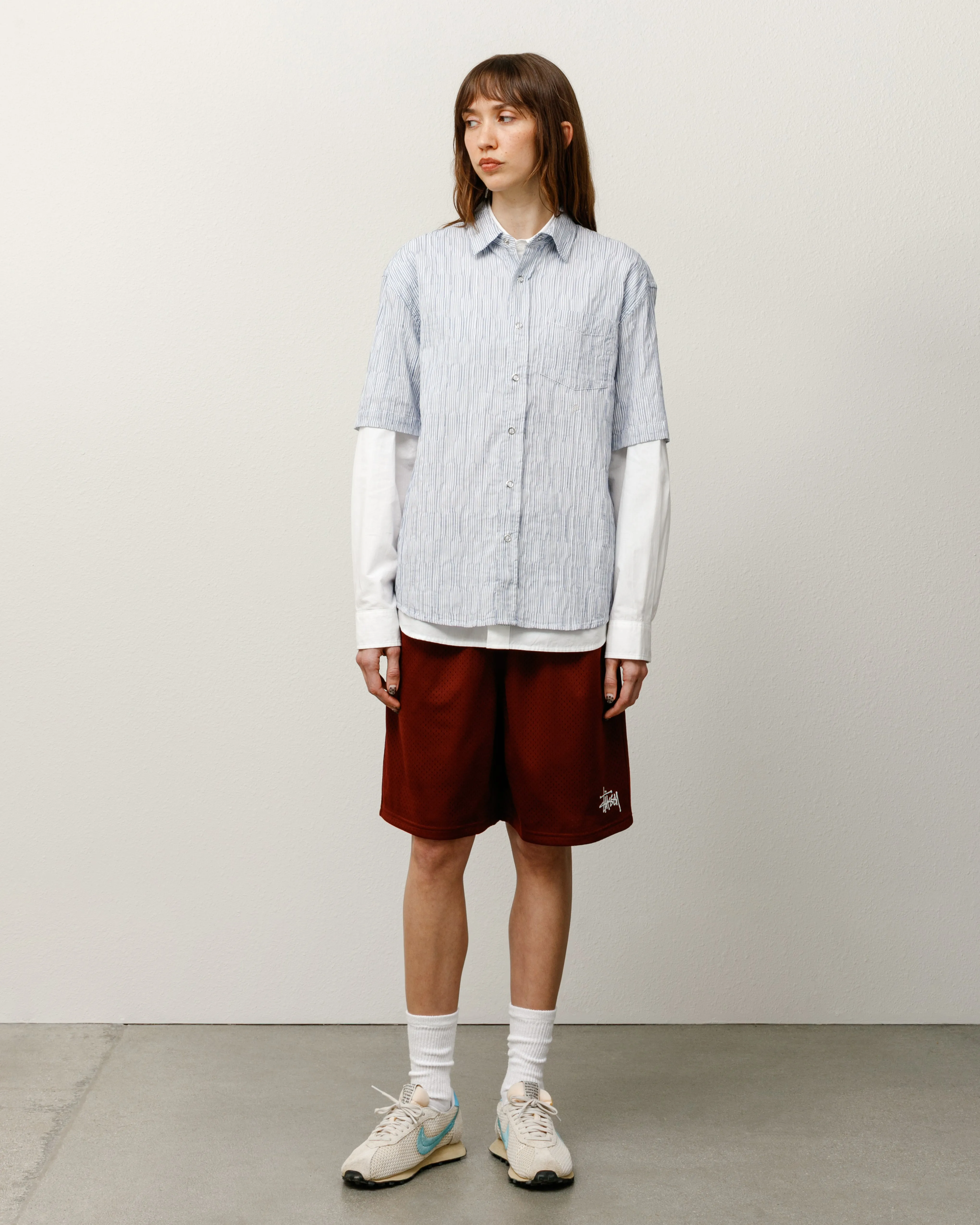 WAVY STRIPED SHORT SLEEVE SHIRT sold by Stussy product image thumbnail 3