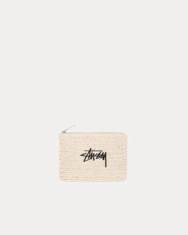 WOVEN ZIP POUCH made by Stussy