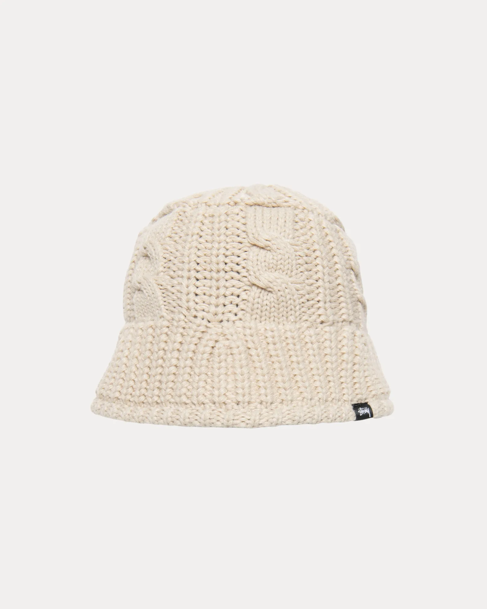 BUCKET HAT CABLE KNIT sold by Stussy