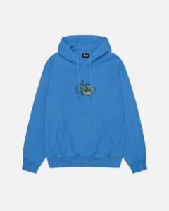 MOSAIC DRAGON HOODIE PIGMENT DYED sold by Stussy