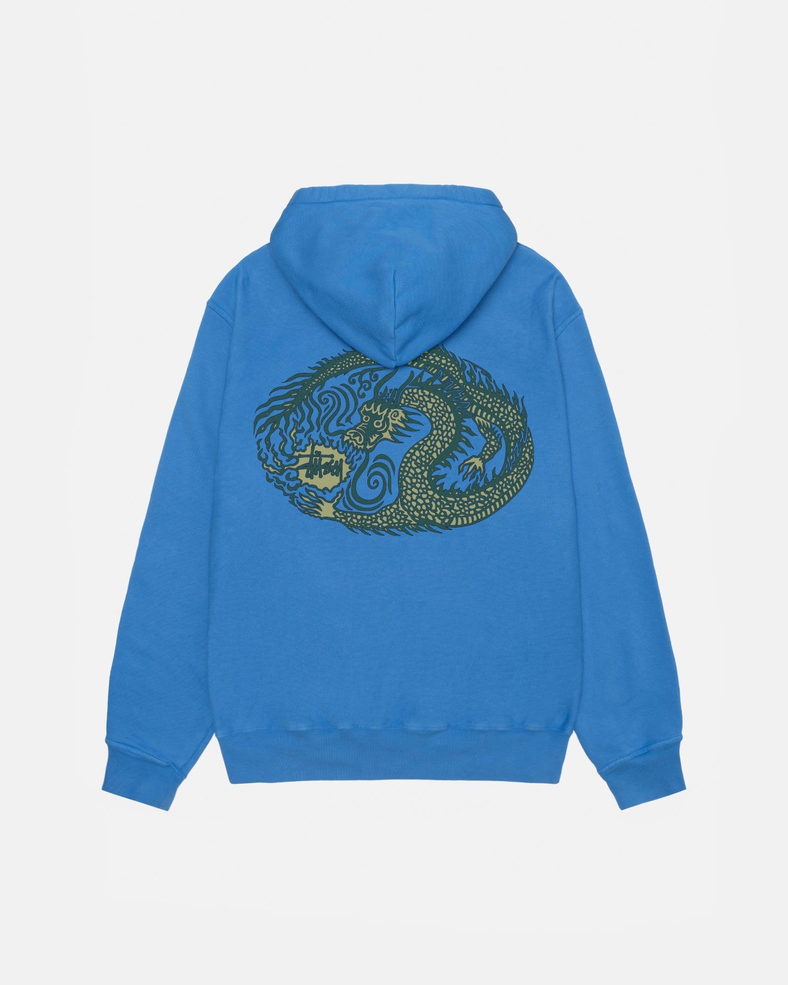 MOSAIC DRAGON HOODIE PIGMENT DYED sold by Stussy