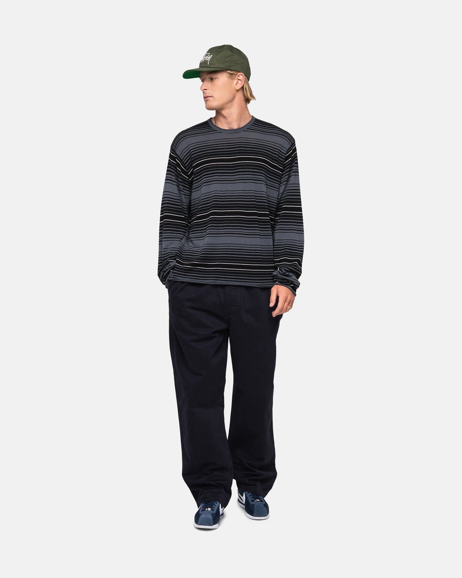 HORIZONTAL STRIPE SWEATER sold by Stussy product image thumbnail 5