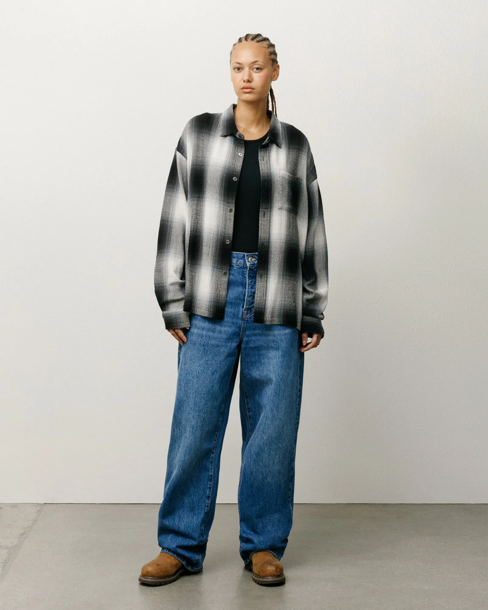 LOOSE WEAVE PLAID SHIRT sold by Stussy product image thumbnail 4
