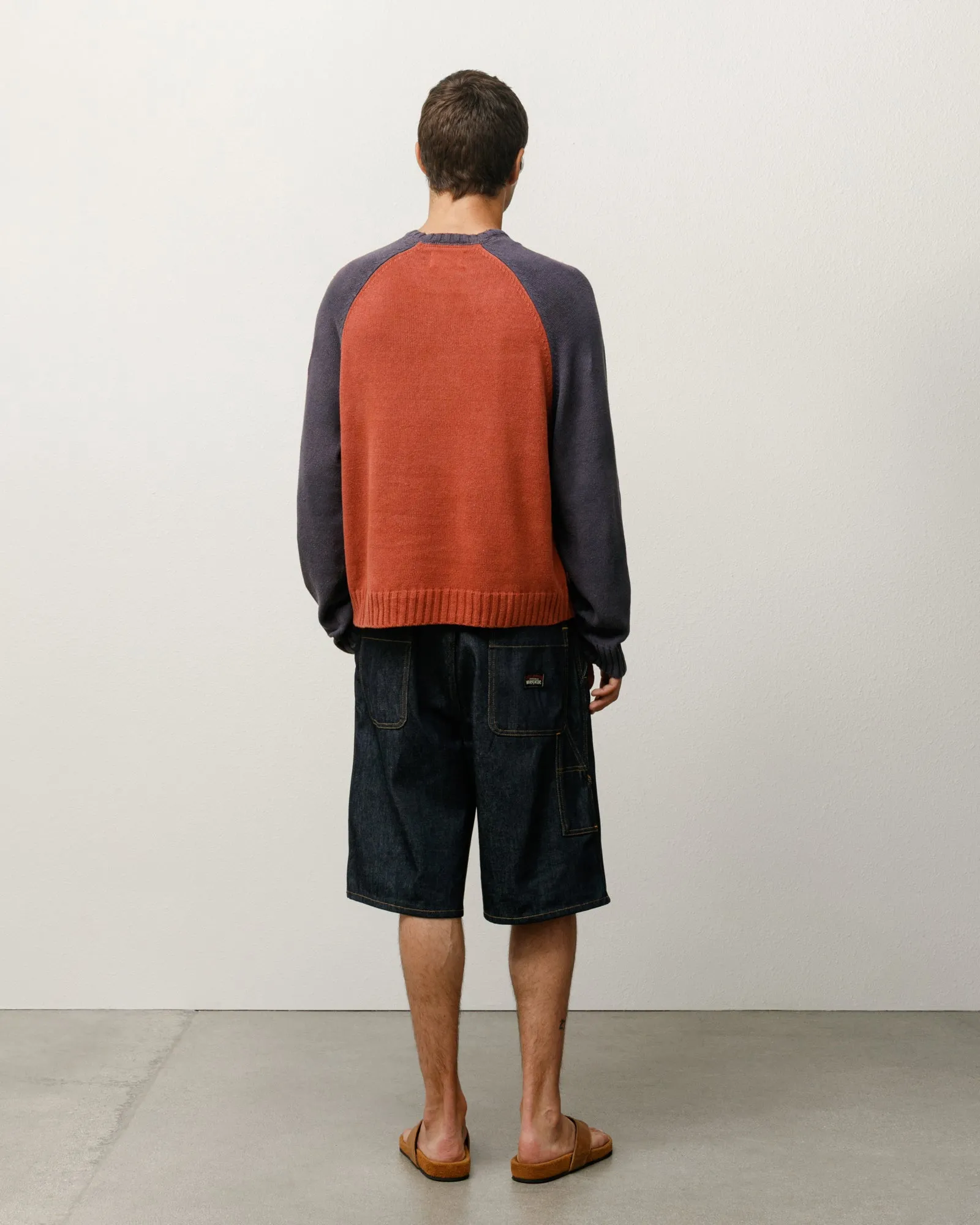 COLORBLOCKED RAGLAN KNIT CREW sold by Stussy product image thumbnail 3