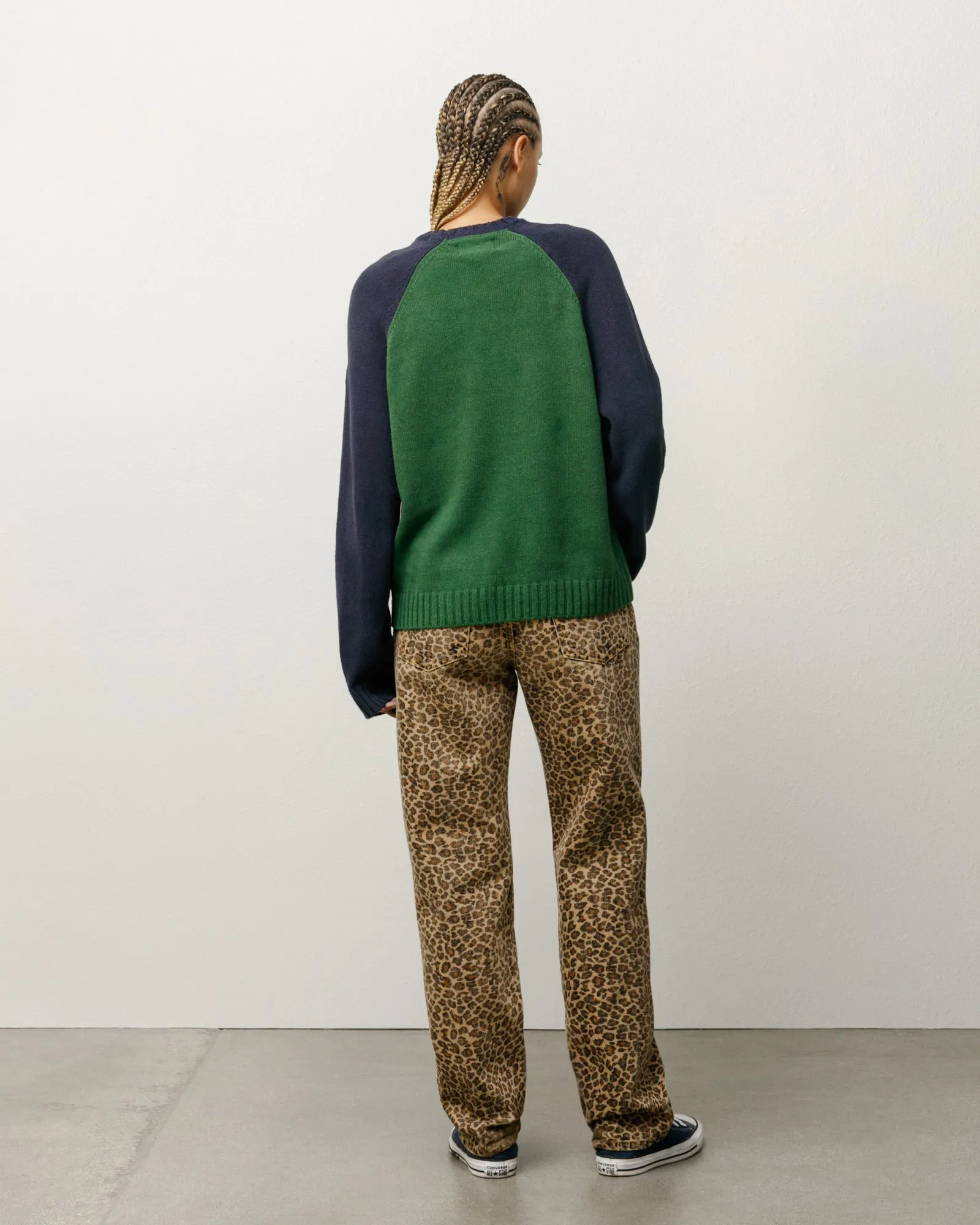 COLORBLOCKED RAGLAN KNIT CREW sold by Stussy product image thumbnail 5