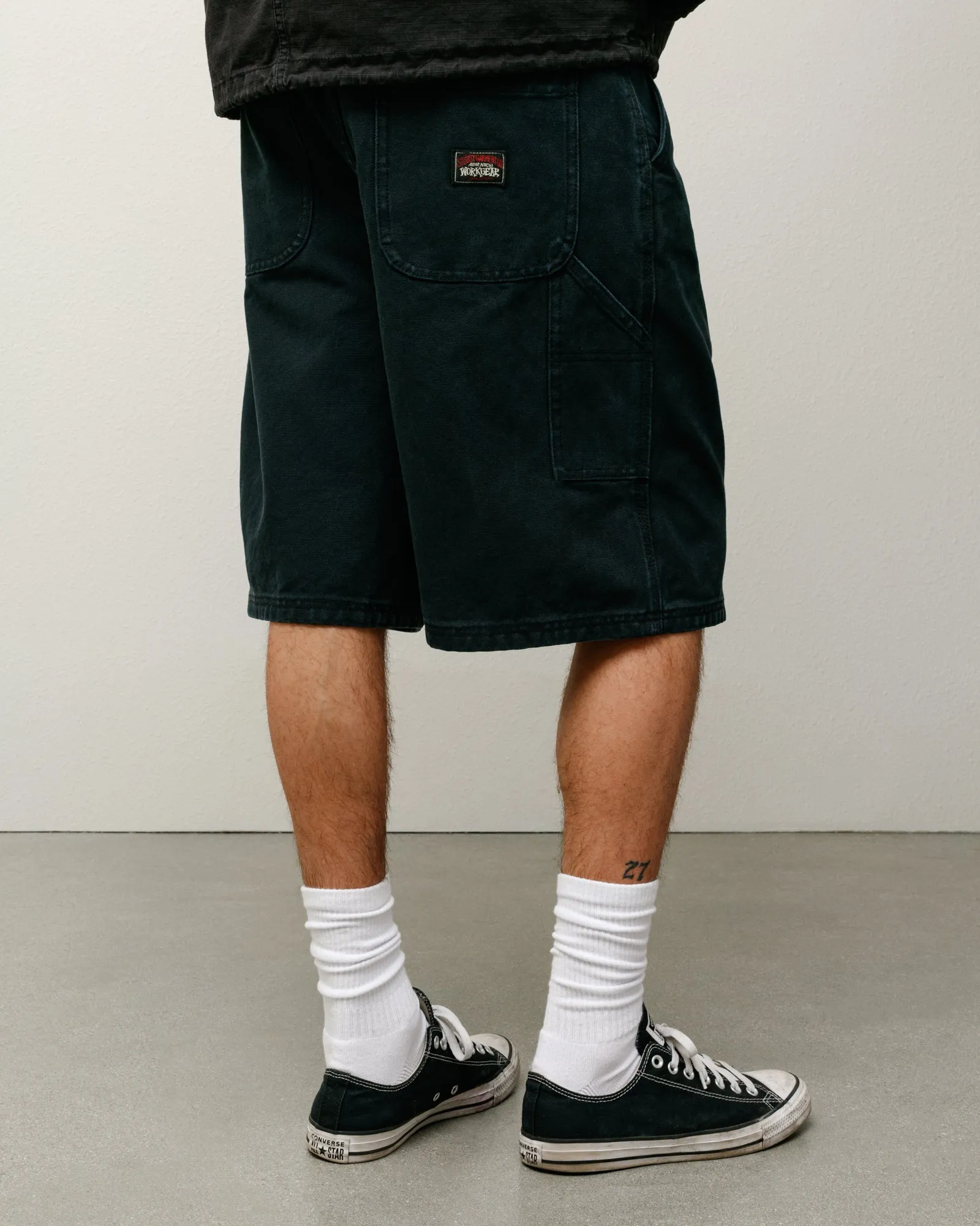 WASHED CANVAS WORK SHORT sold by Stussy product image thumbnail 3