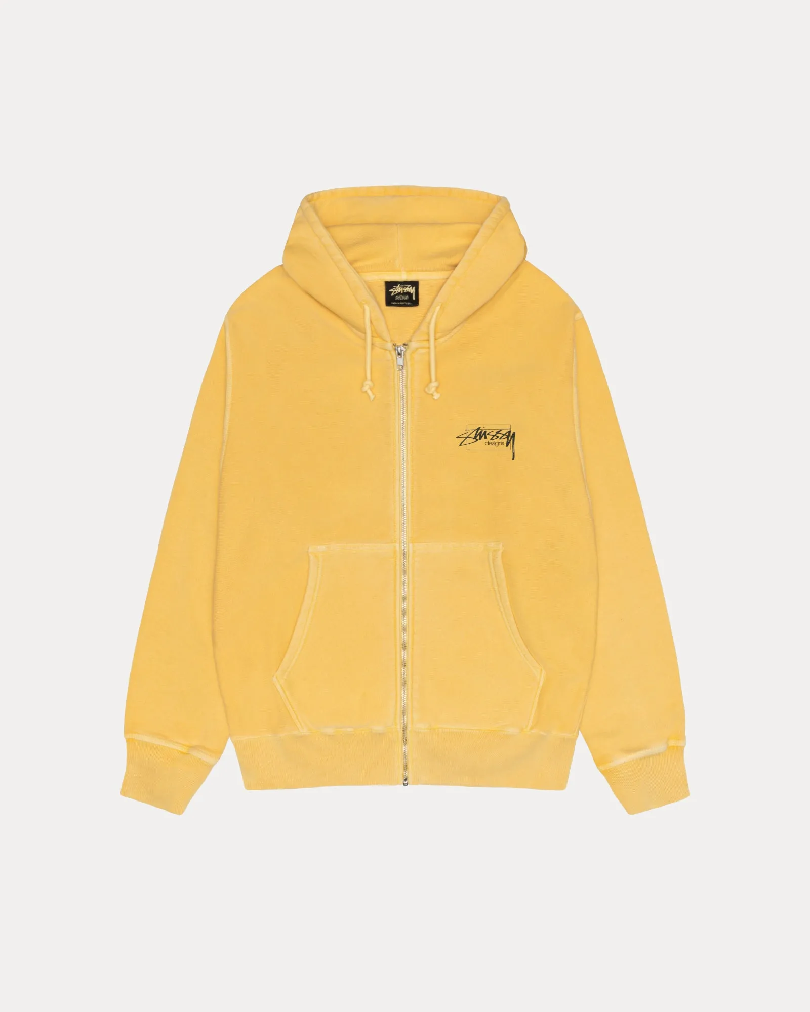 MODERN AGE ZIP HOODIE PIGMENT DYED sold by Stussy