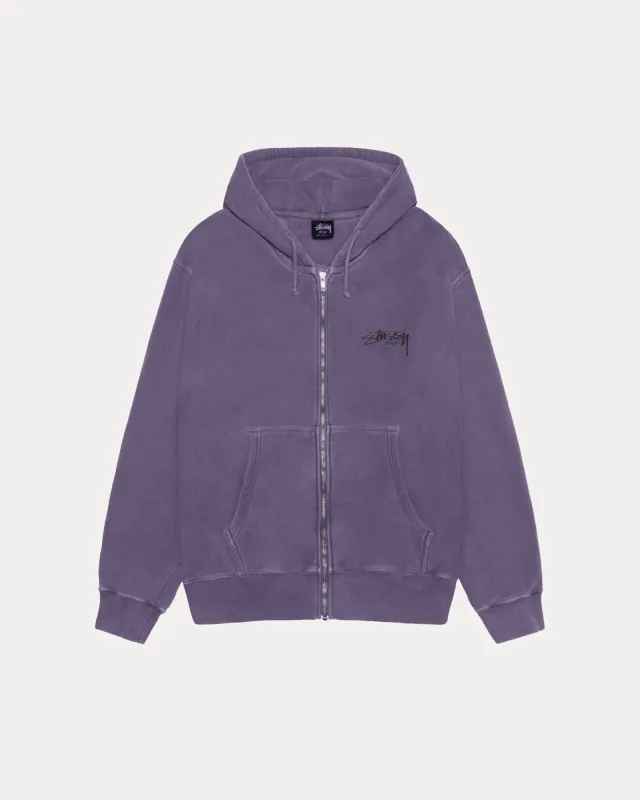 ★関税/送料込★STRUCTURE PIGMENT HOODIE★4色 SMOOTH STOCK ZIP HOODIE PIGMENT DYED | Parallel