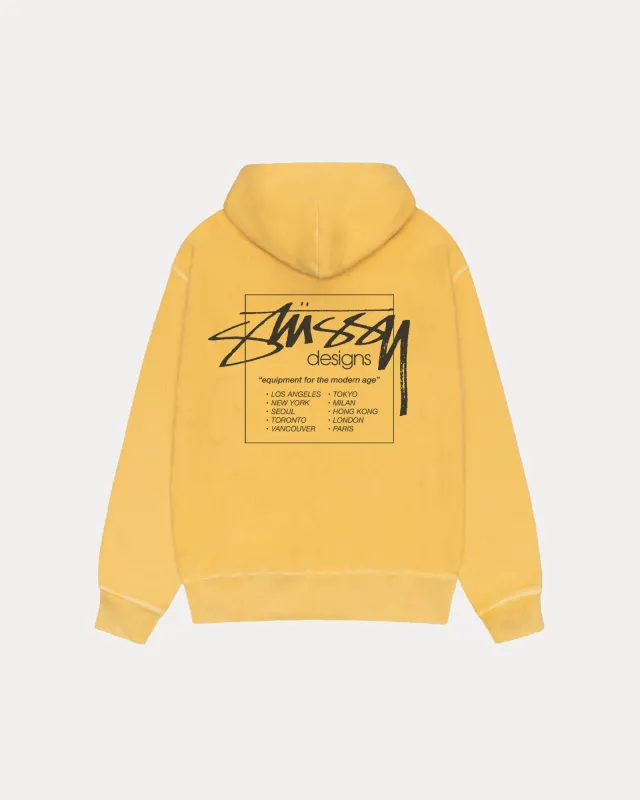 MODERN AGE HOODIE PIGMENT DYED sold by Stussy