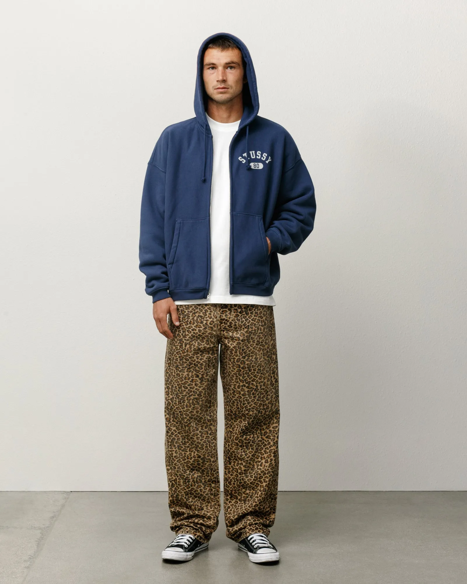 VARSITY ZIP HOODIE sold by Stussy