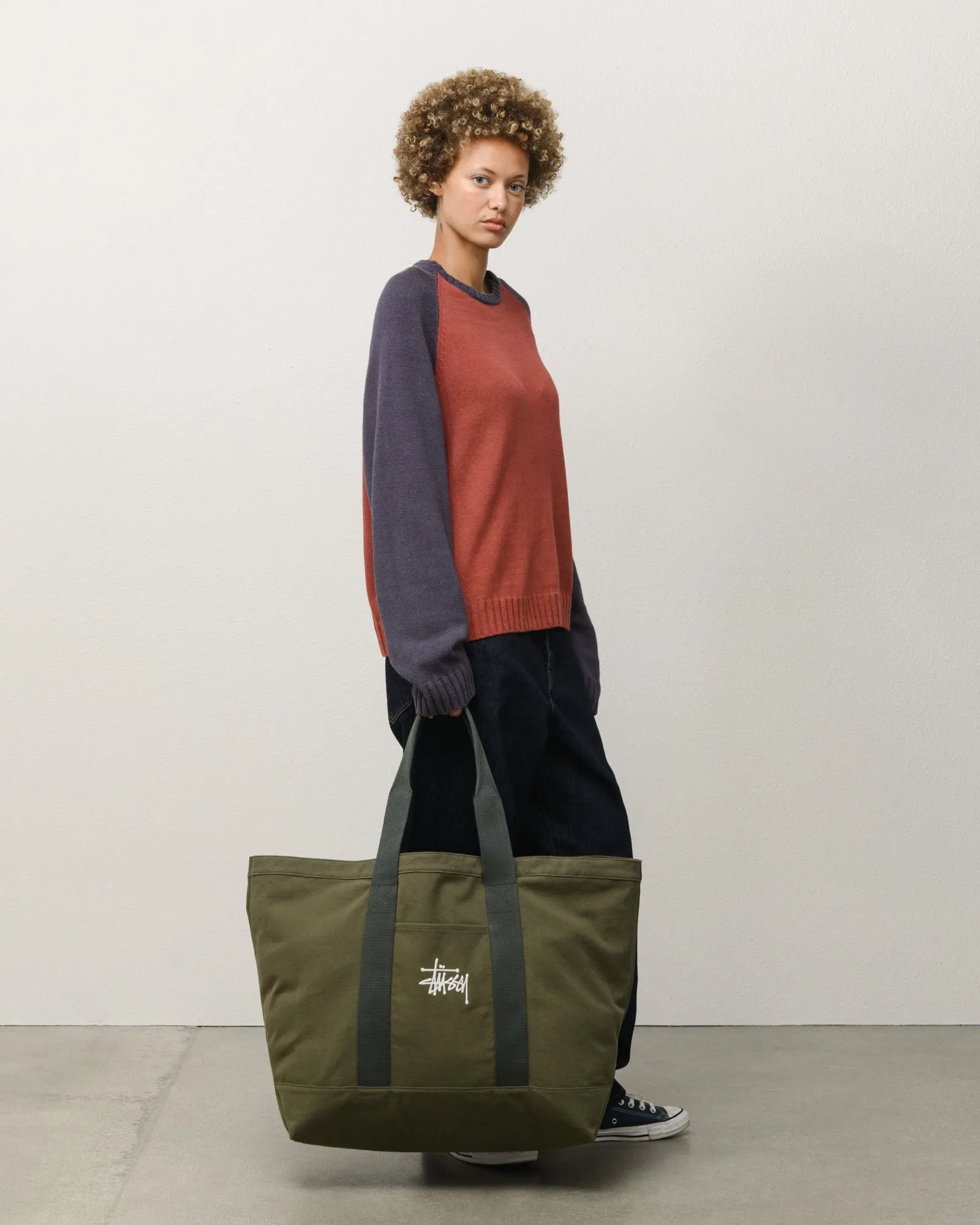 CANVAS EXTRA LARGE TOTE BAG sold by Stussy