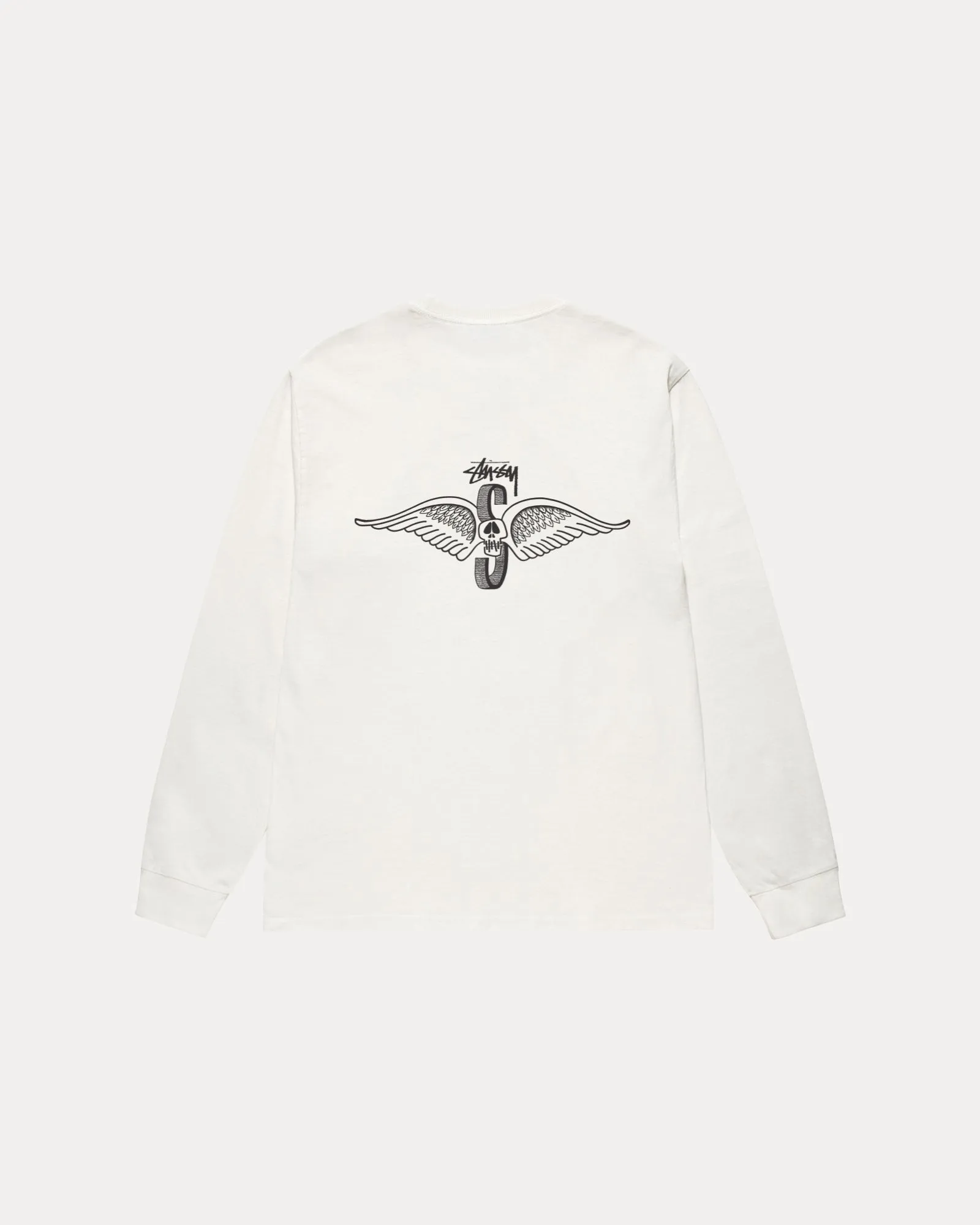 SKULL WINGS LS TEE PIGMENT DYED sold by Stussy product image thumbnail 2