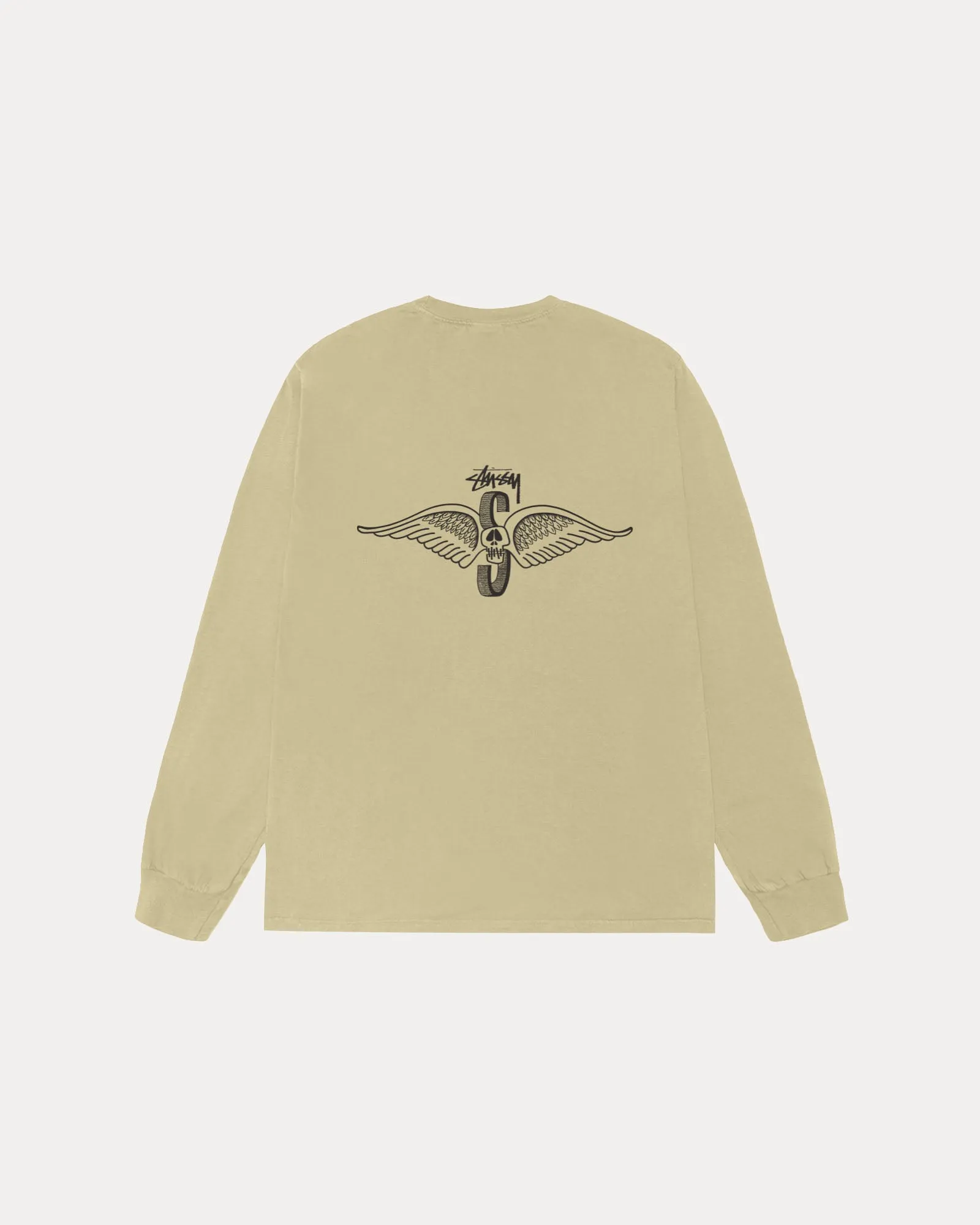SKULL WINGS LS TEE PIGMENT DYED sold by Stussy product image thumbnail 2