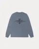 SKULL WINGS LS TEE PIGMENT DYED sold by Stussy