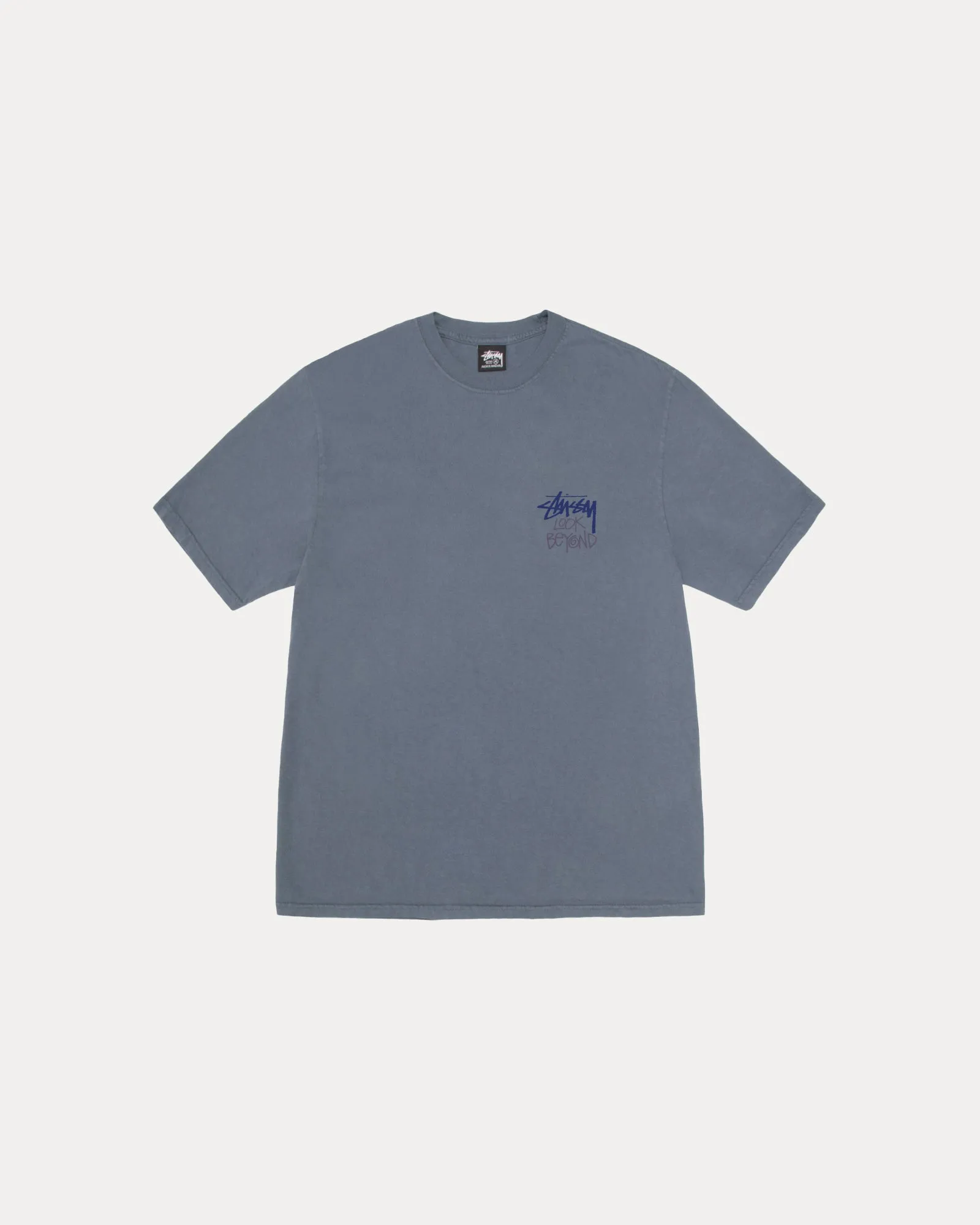 LOOK BEYOND TEE PIGMENT DYED sold by Stussy