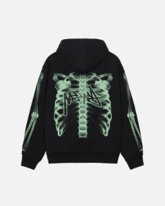 RIB CAGE ZIP HOODIE sold by Stussy