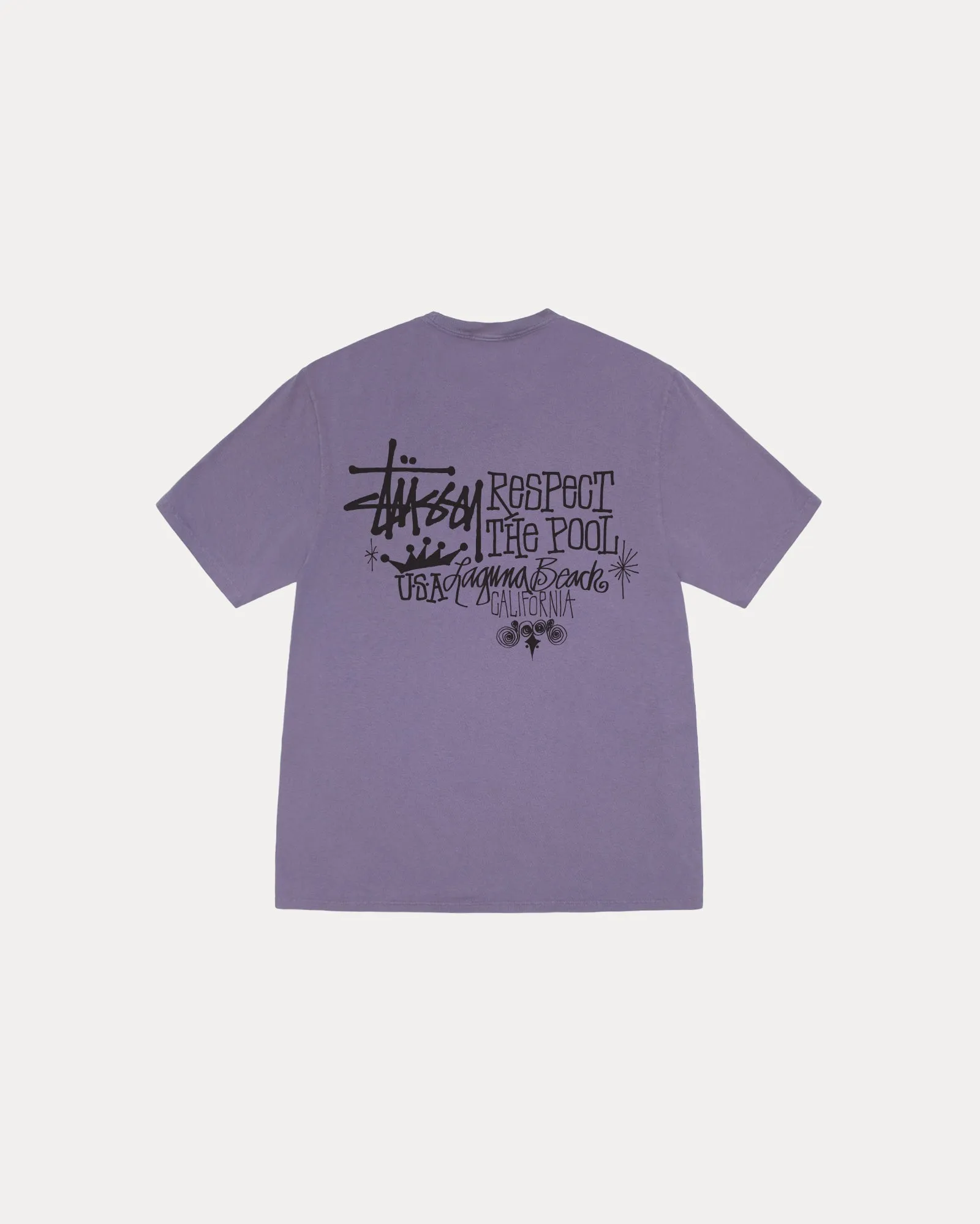 RESPECT THE POOL TEE PIGMENT DYED sold by Stussy product image thumbnail 2