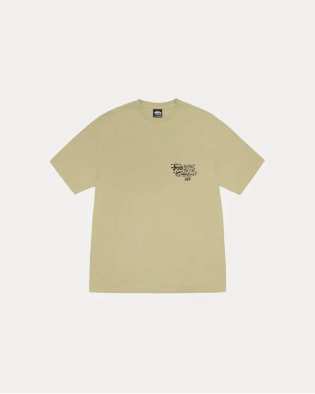 RESPECT THE POOL TEE PIGMENT DYED sold by Stussy