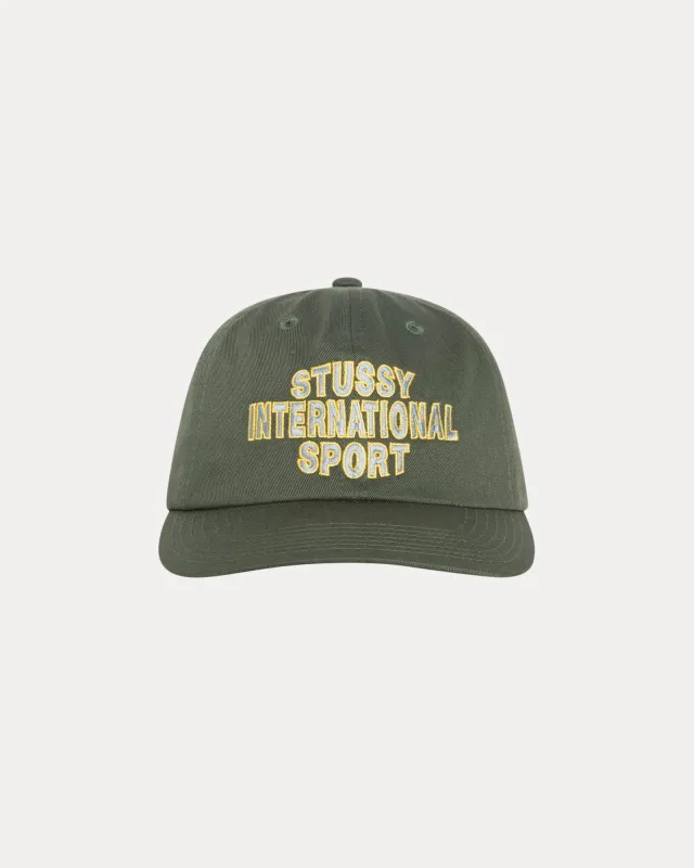 Stussy Mid-Depth Stu Arch Strapback Green Men's - SS24 - US