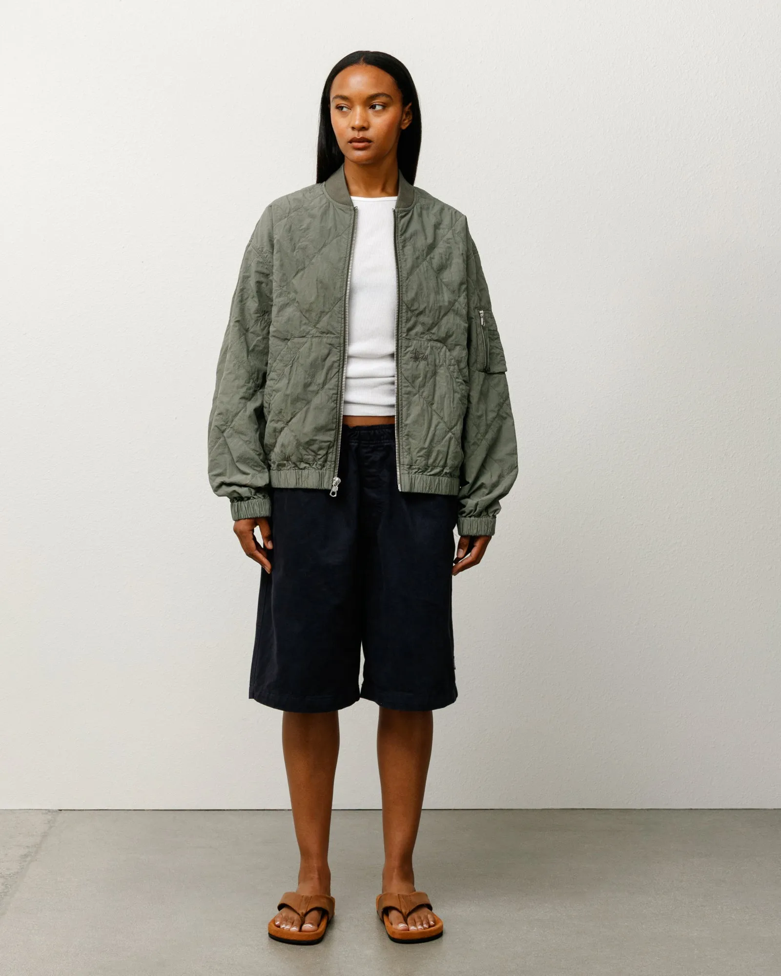 LIGHTWEIGHT COTTON BOMBER sold by Stussy product image thumbnail 4