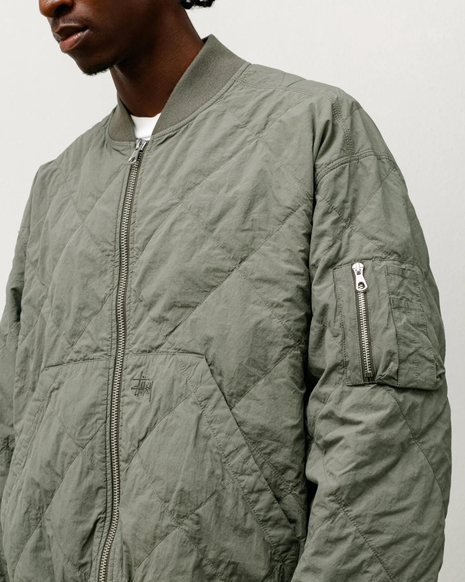 LIGHTWEIGHT COTTON BOMBER sold by Stussy product image thumbnail 2