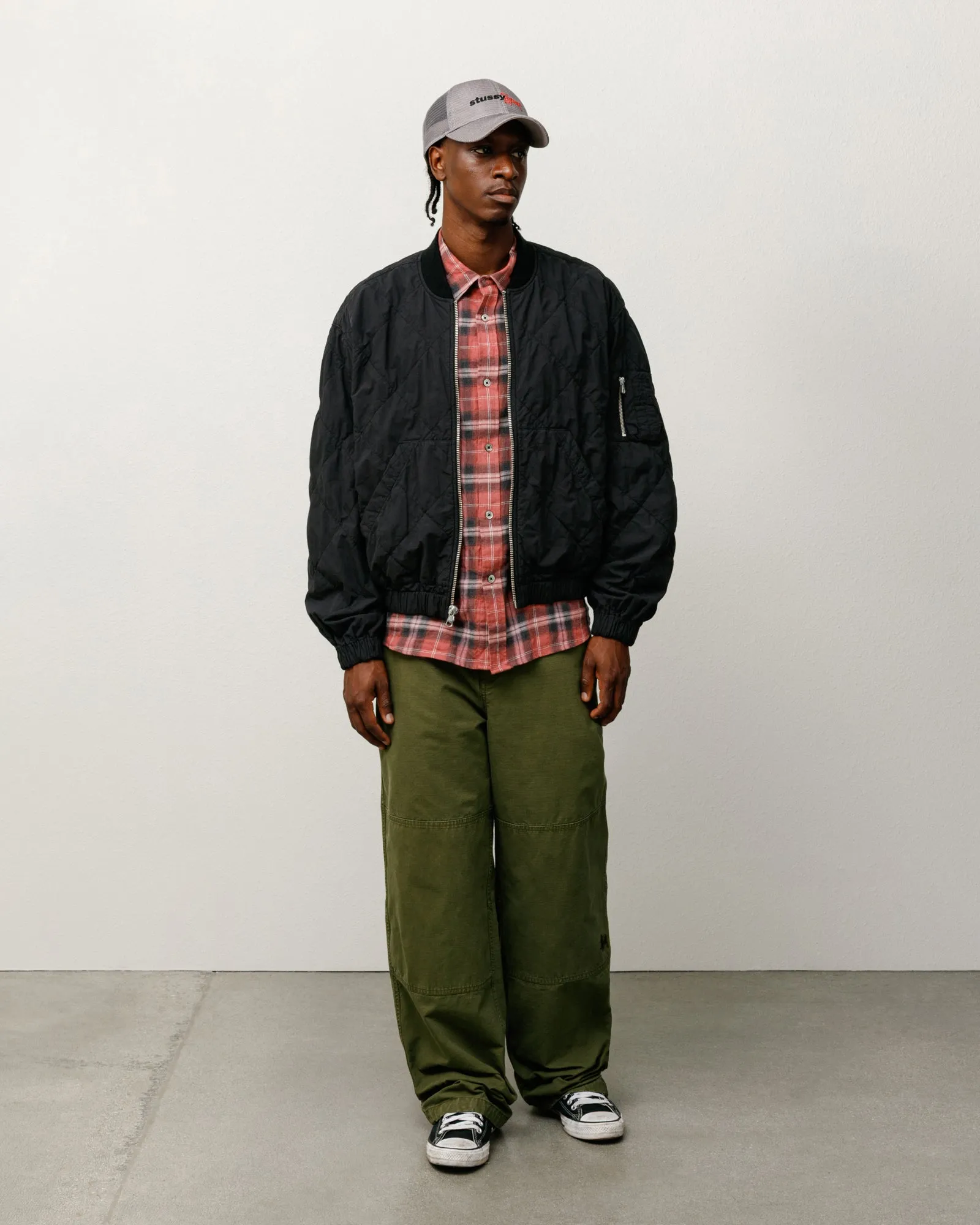 LIGHTWEIGHT COTTON BOMBER sold by Stussy