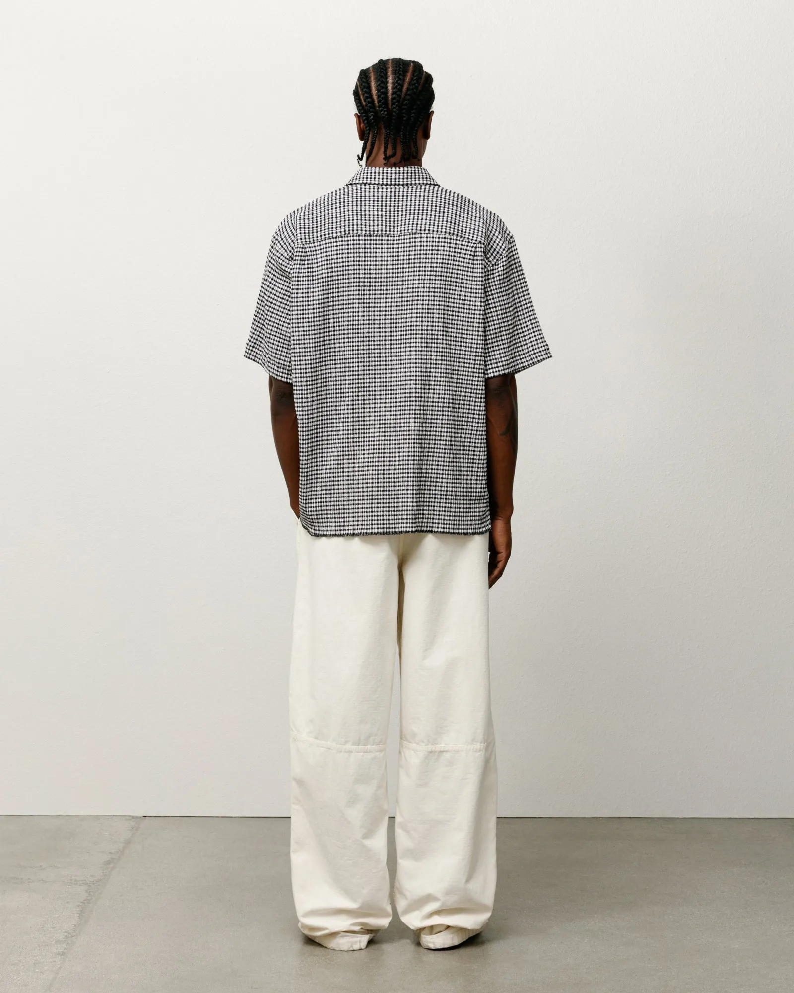 CRINKLED CHECK SS SHIRT sold by Stussy product image thumbnail 3