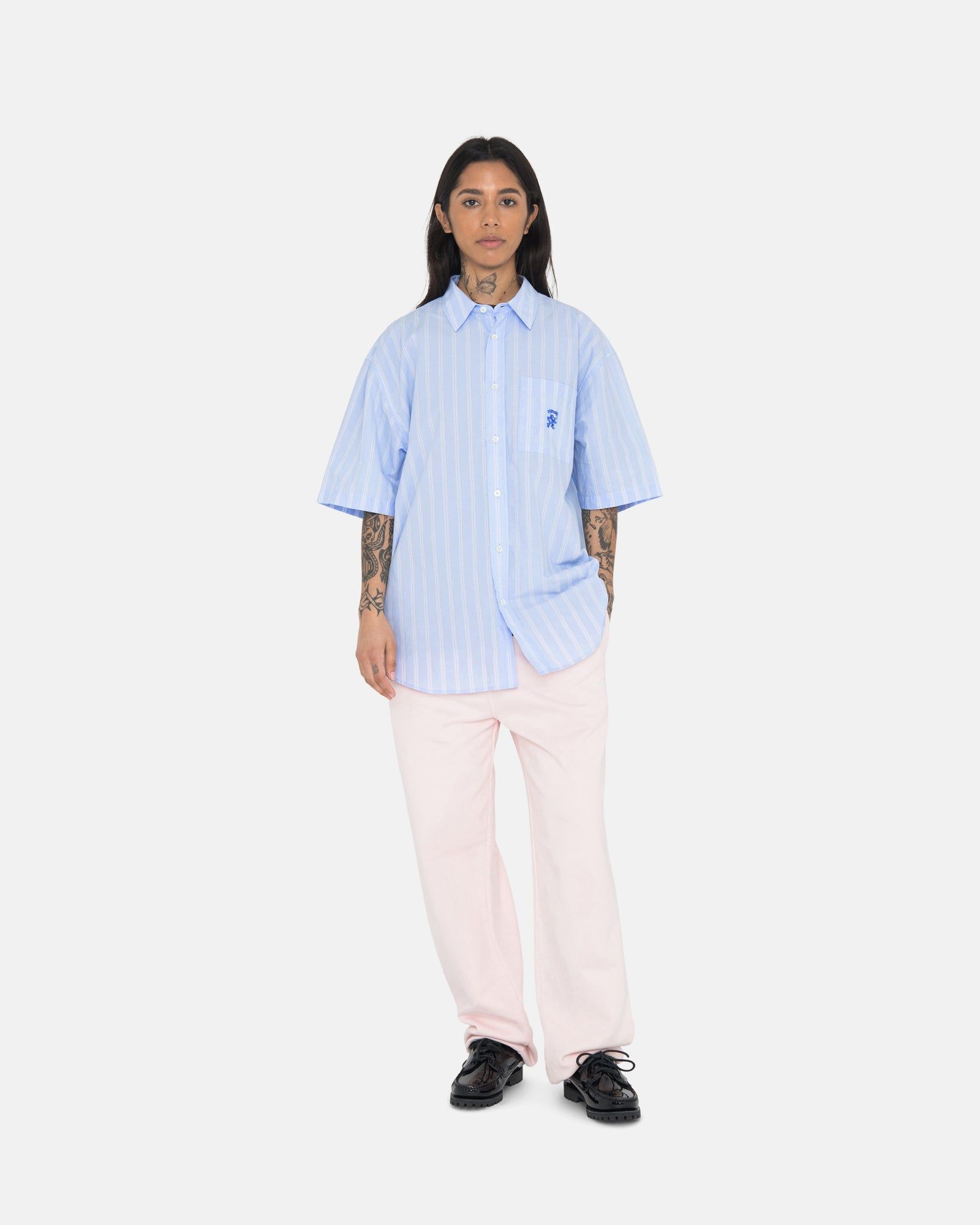 BOXY STRIPED SS SHIRT sold by Stussy product image thumbnail 6