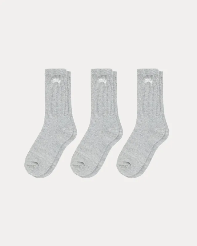 CREW SOCKS 3 PACK made by Stussy