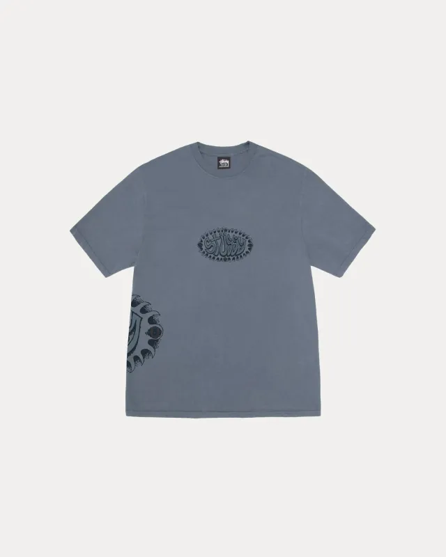 WAVE OVAL TEE PIGMENT DYED sold by Stussy