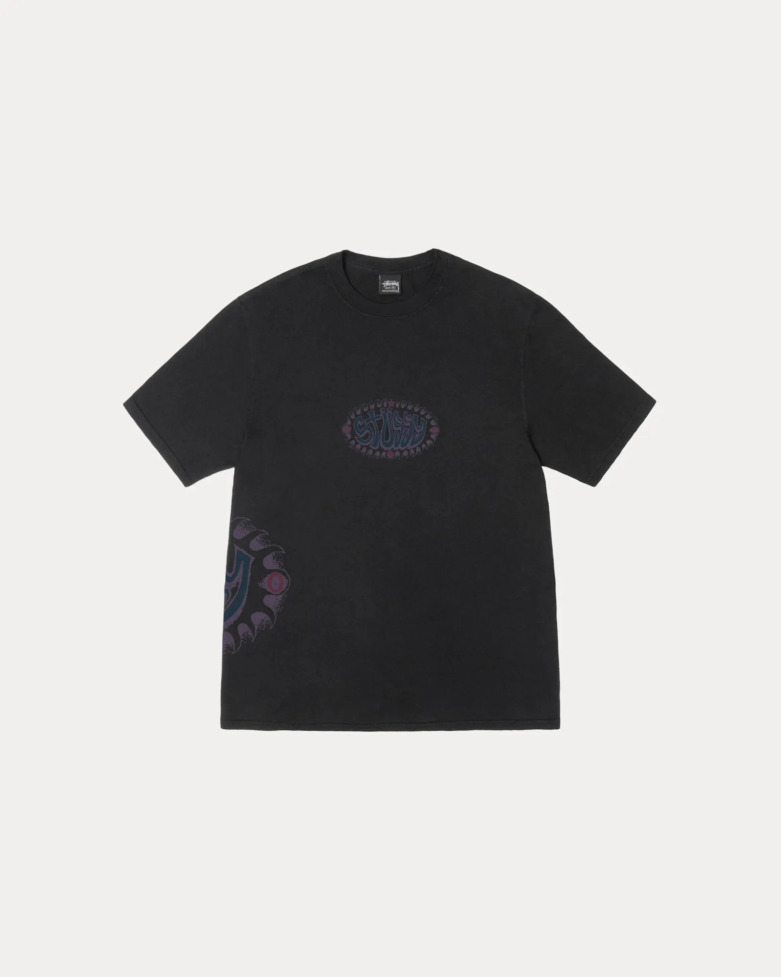WAVE OVAL TEE PIGMENT DYED sold by Stussy