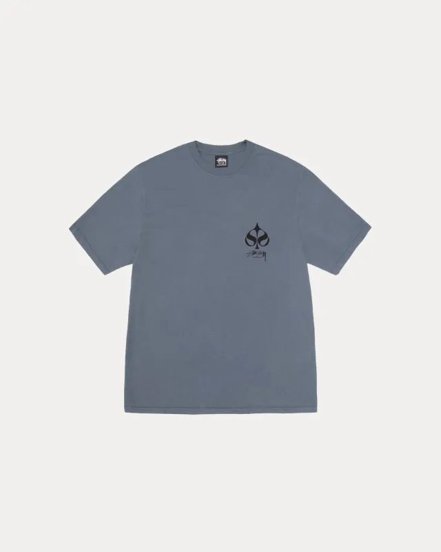 SPADE TEE PIGMENT DYED sold by Stussy