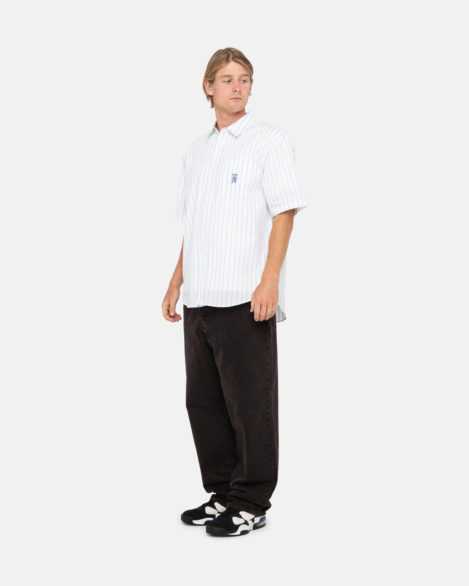 BOXY STRIPED SHIRT sold by Stussy product image thumbnail 5