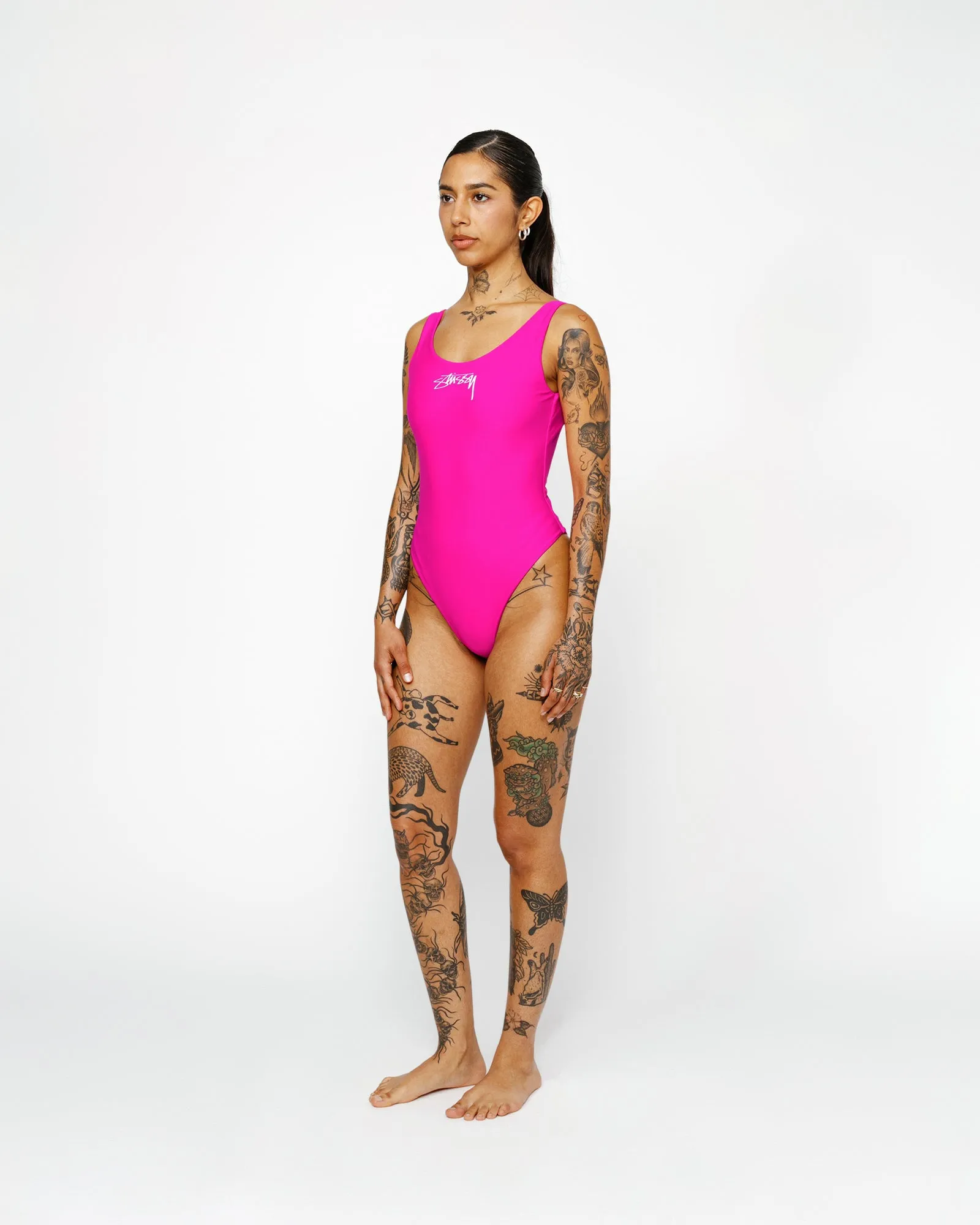 Stüssy Surf Stock One Piece Swimsuit Stussy Surf Stock One Piece Swimsuit Black - SS24 - US