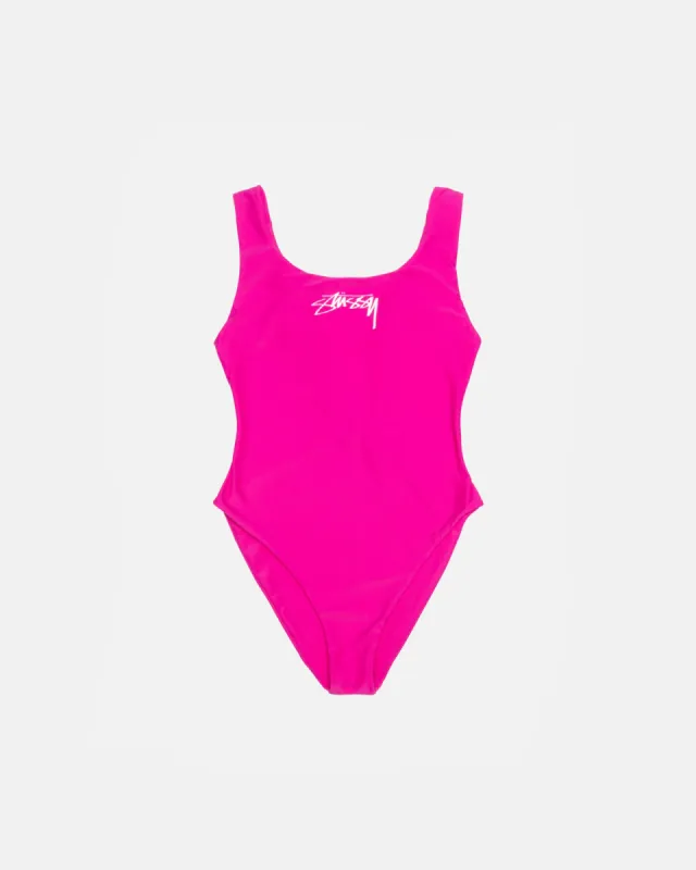 SURF STOCK ONE PIECE SWIMSUIT made by Stussy