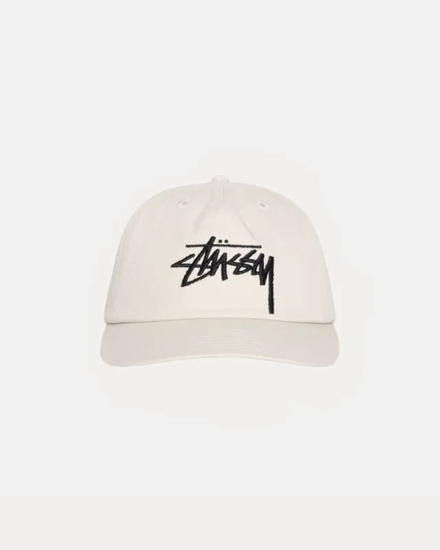 MID-DEPTH BIG STOCK SNAPBACK sold by Stussy