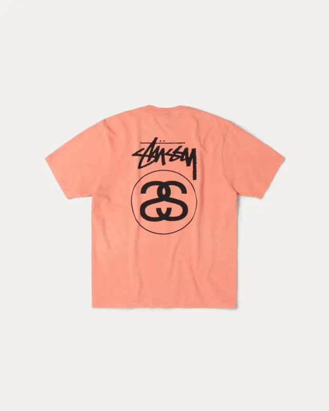 STOCK LINK TEE PIGMENT DYED sold by Stussy