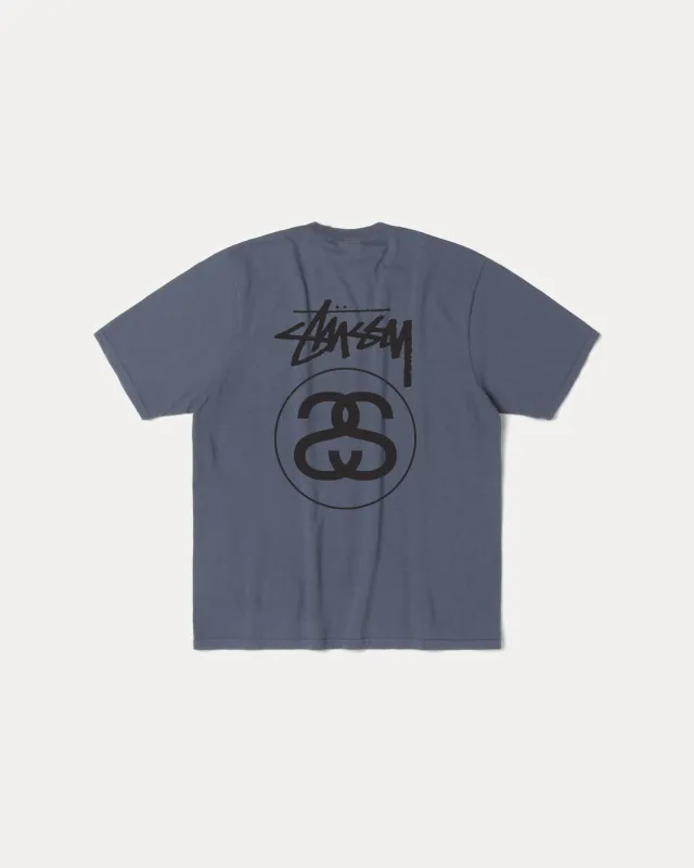 STOCK LINK TEE PIGMENT DYED sold by Stussy