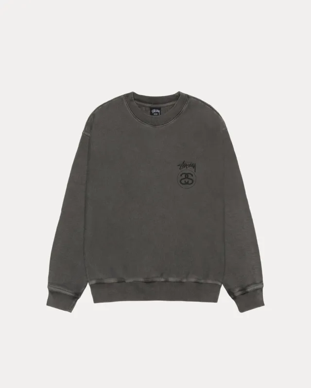 STOCK LINK CREW PIGMENT DYED sold by Stussy